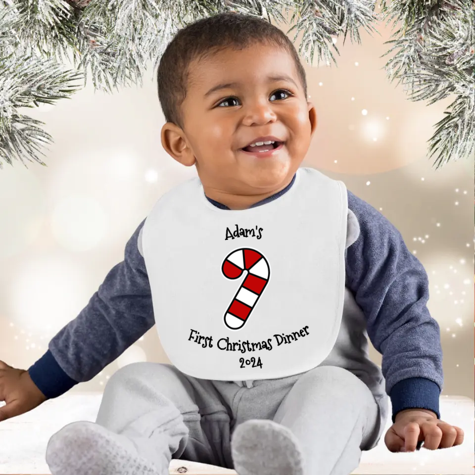 Hallmark Christmas Onesie Baby's First Christmas Onesie And Bib