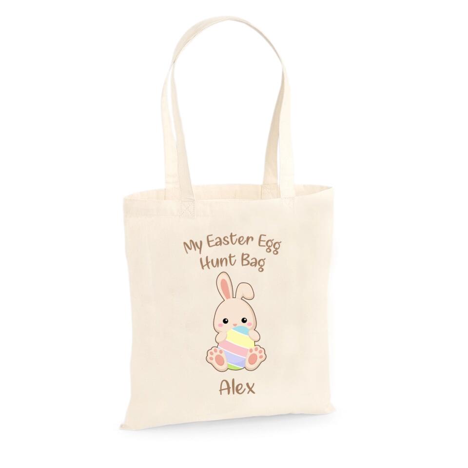 Personalised Easter Egg Hunt Bag - Pastel