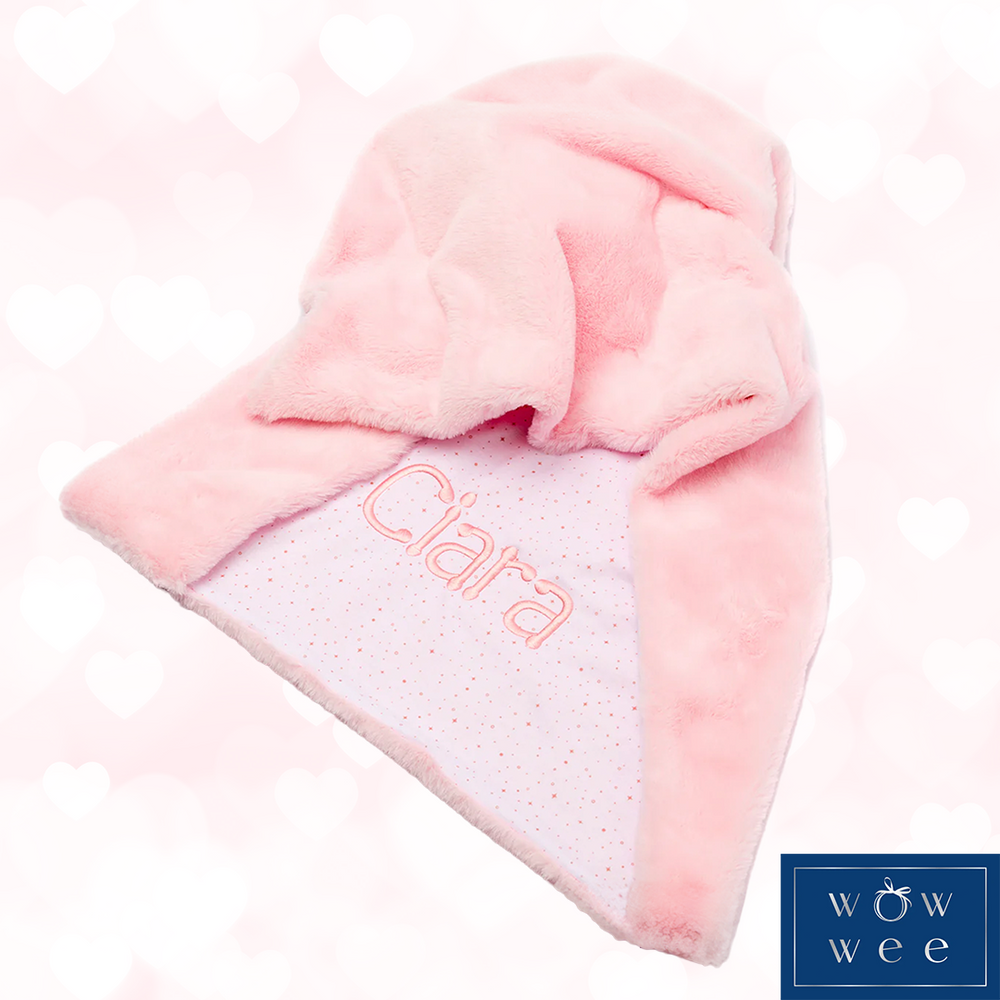 Personalised Codladh Sámh Baby Blanket for Girls - Signature by WowWee.ie