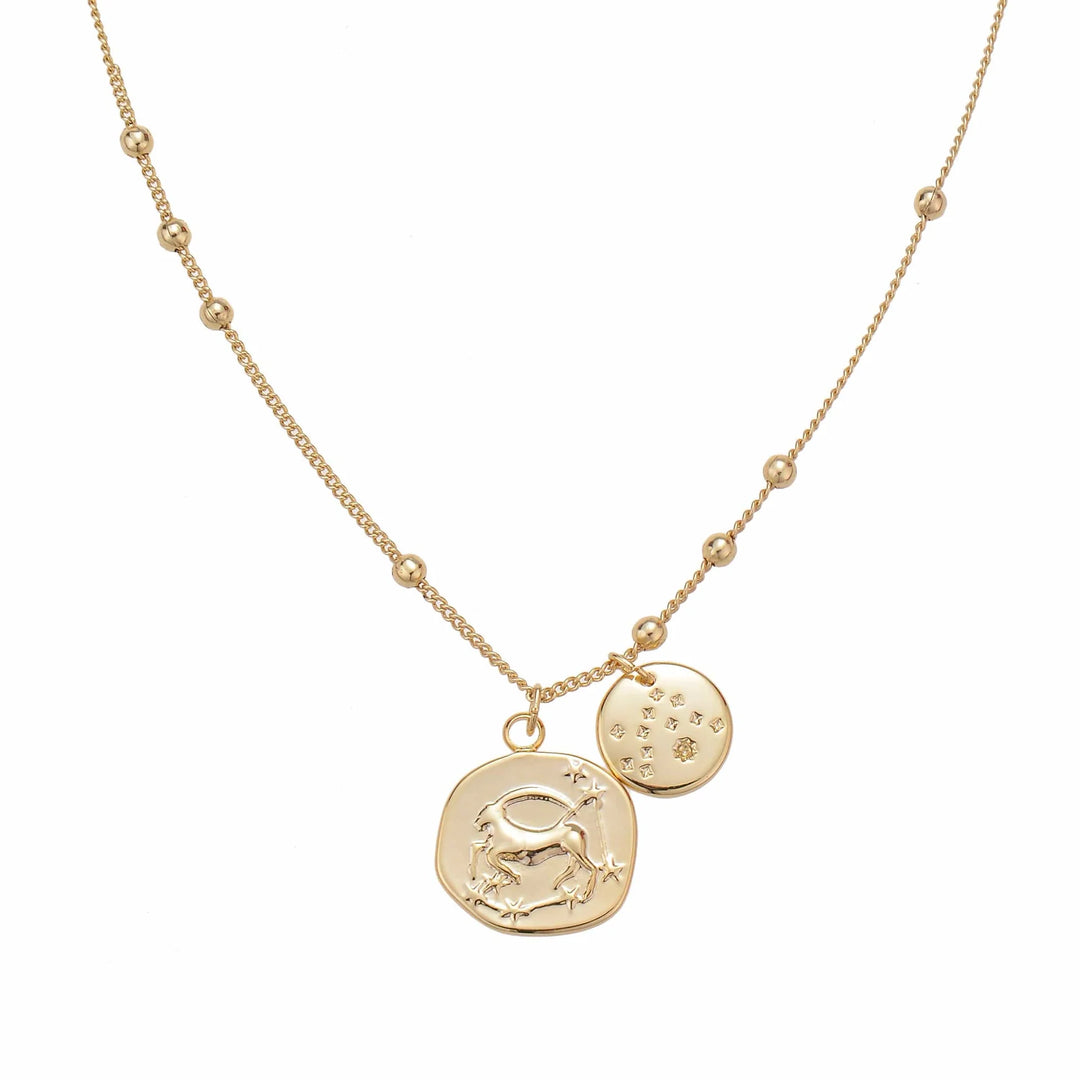 Virgo Zodiac Coin Necklace gift for those born August 23 – September 22