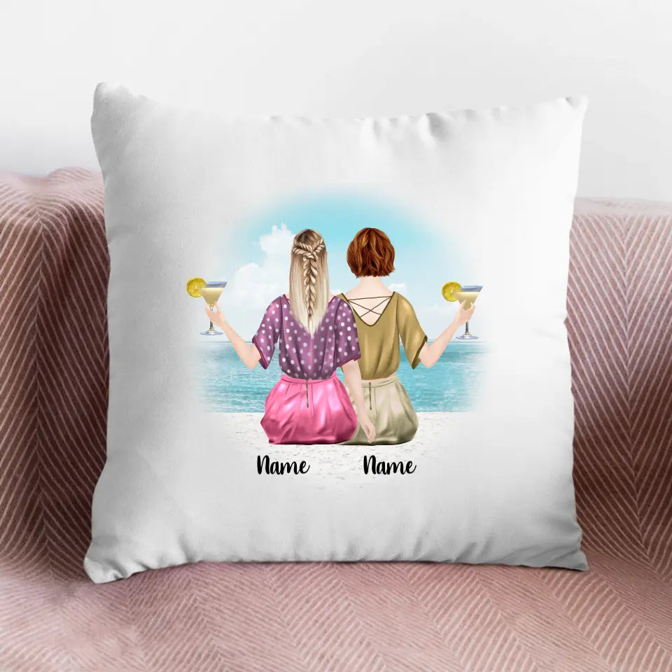 Personalised Cushion Besties Personalised Cushion for Friends