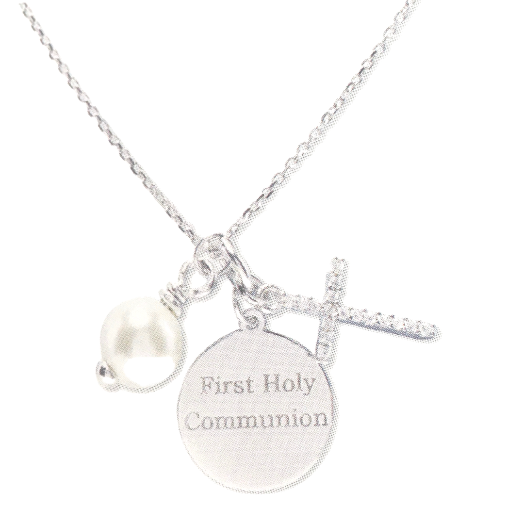 Girls store communion necklace