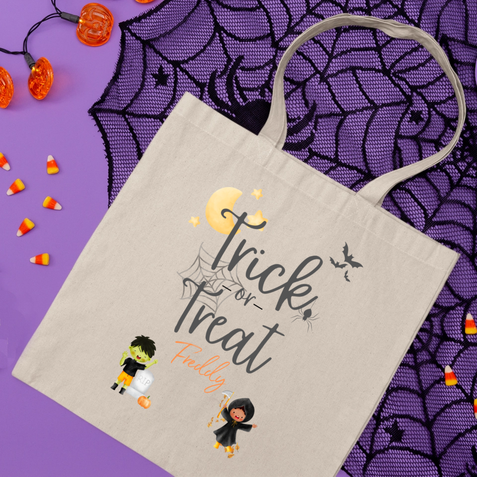 Trick Or Treat? : Personalized Halloween Bags