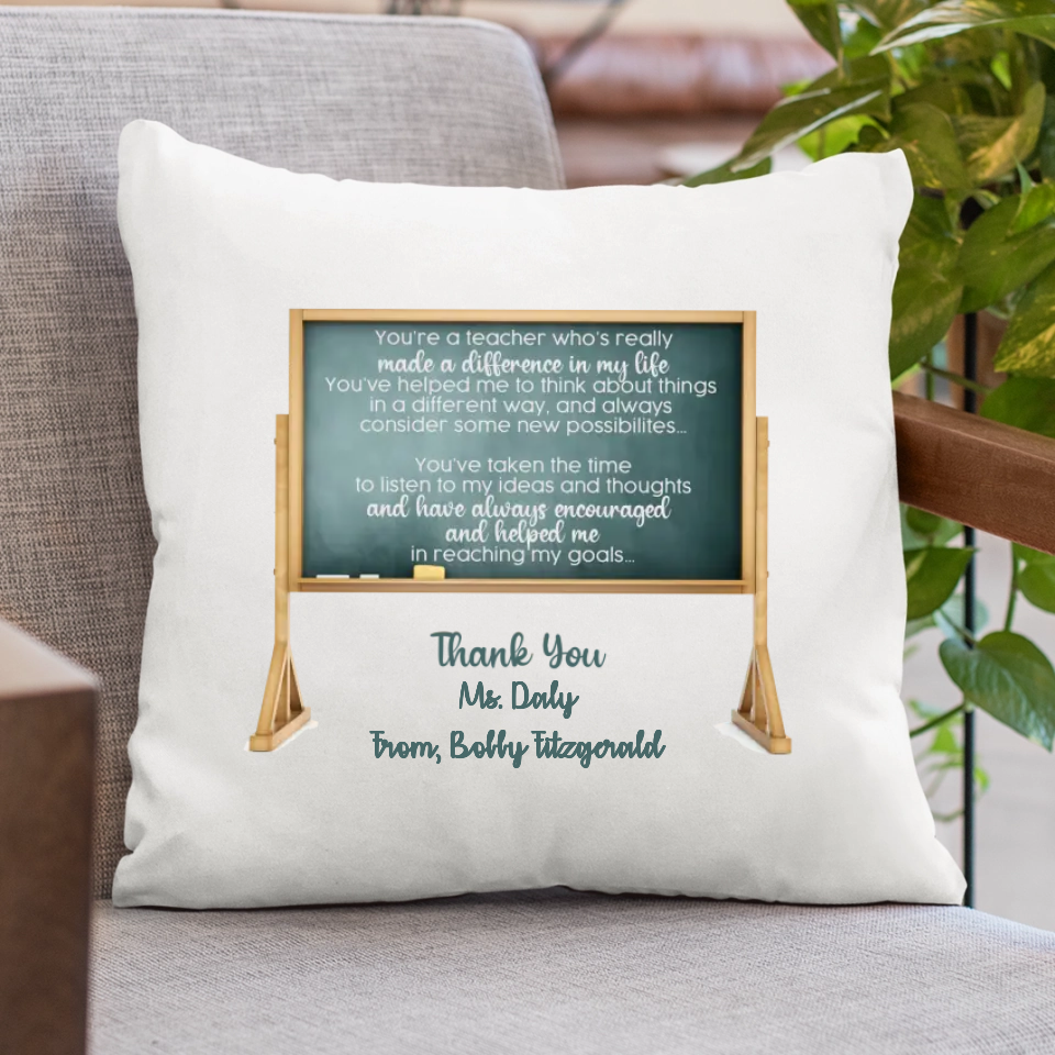 Personalised Cushions: Comfort and Gratitude in One Teacher Gift