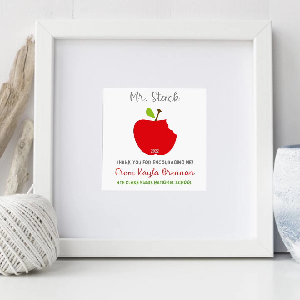 Creative Mementos for Teachers: Personalised Frames and Keepsakes