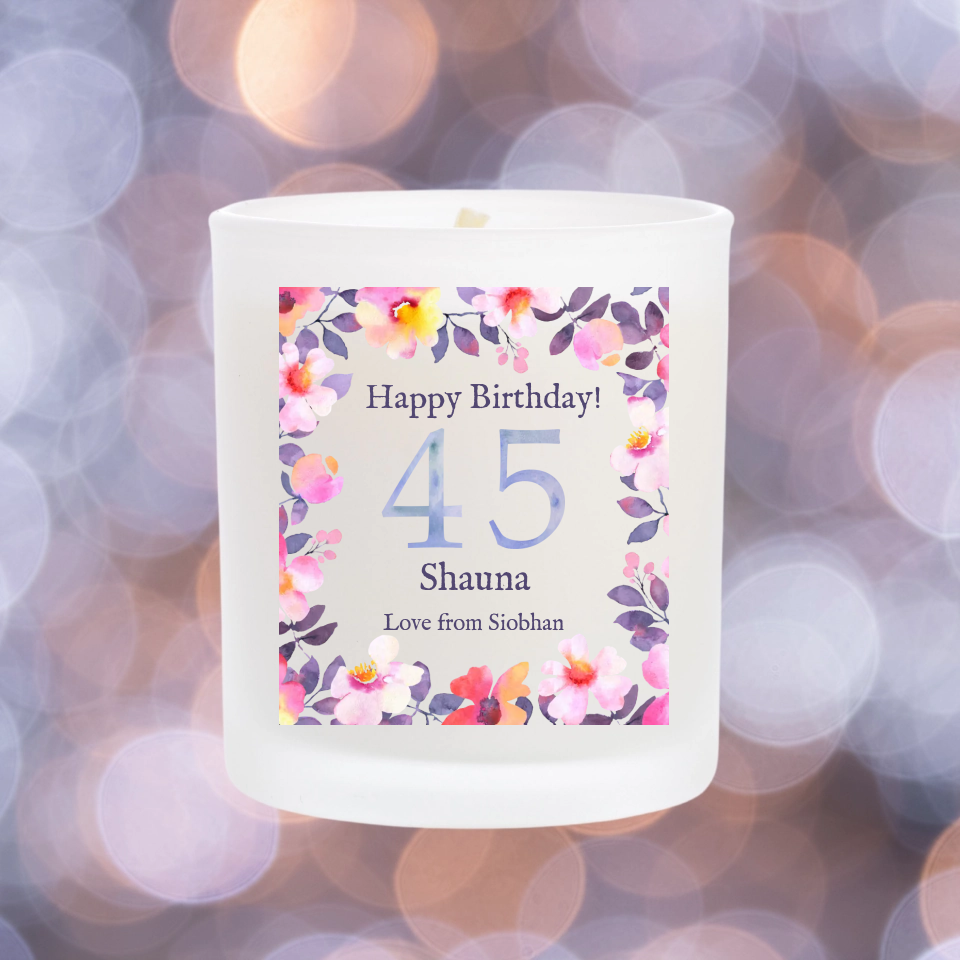 Why Personalised Candles Make the Perfect Birthday Gift for Her