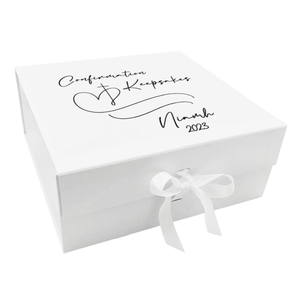 Confirmation Boxes Treasure the Moment: Personalised Keepsake Boxes for Confirmation Gift ...