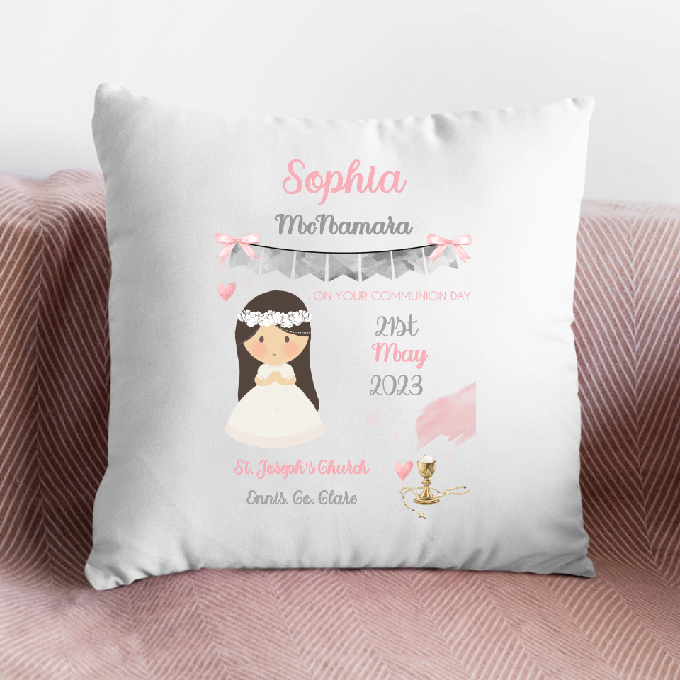 Cherish the Moment: Personalised Communion Cushions for a Special Day