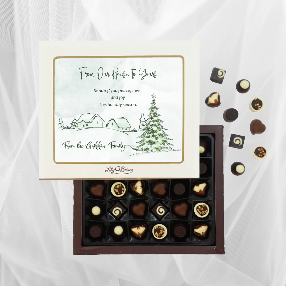 Unwrap Joy This Christmas with a Personalised Box of Chocolates