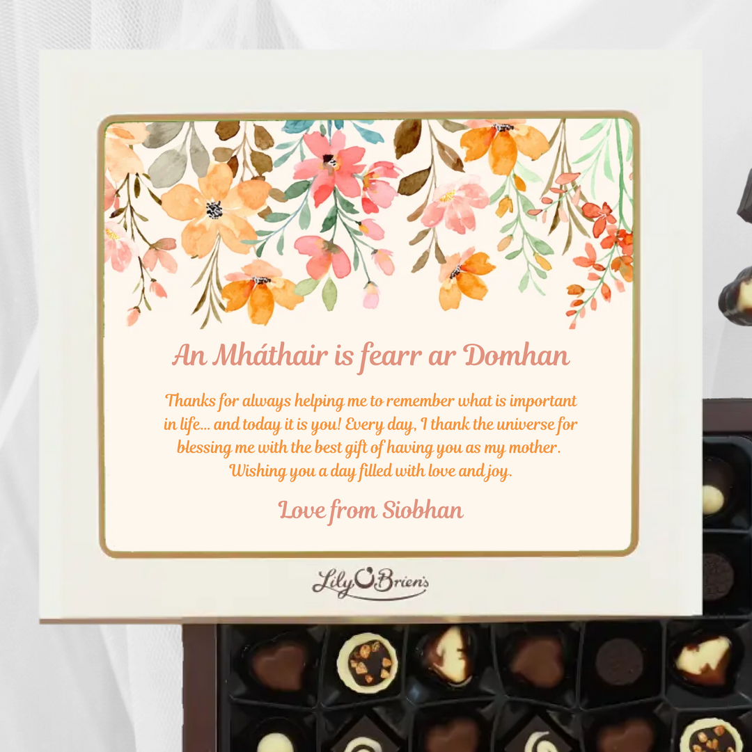 A Sweet and Thoughtful Touch: Personalised Lily O'Brien Chocolate Boxes for Mother's Day