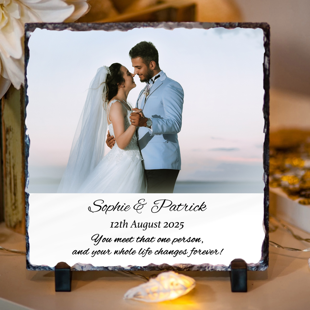 A Unique Touch for a Couple’s Special Day: WowWee.ie’s Personalised Wedding Slate