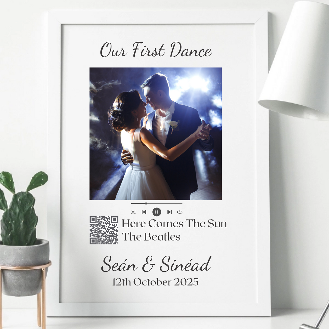 A Song to Remember: WowWee.ie’s Personalised Framed Print – Our Song