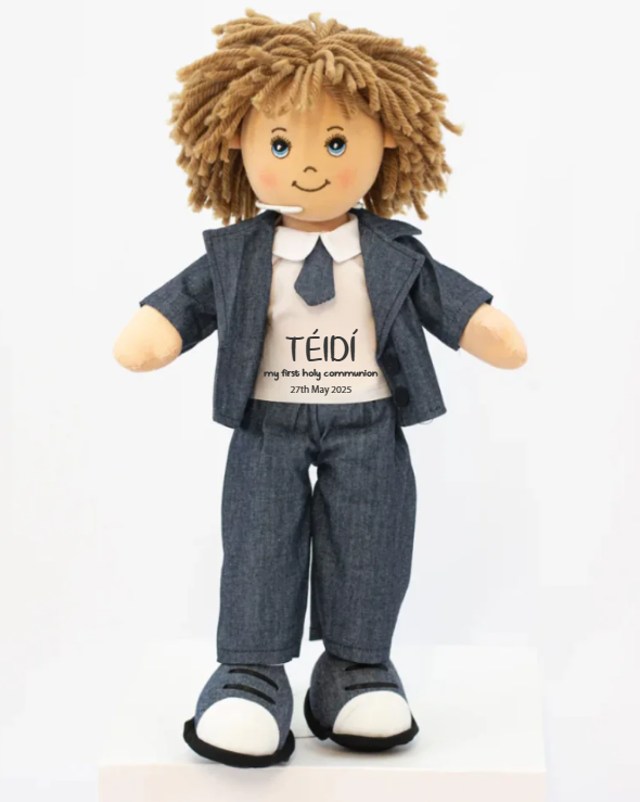 A Perfect Keepsake: Personalised Communion Rag Boy