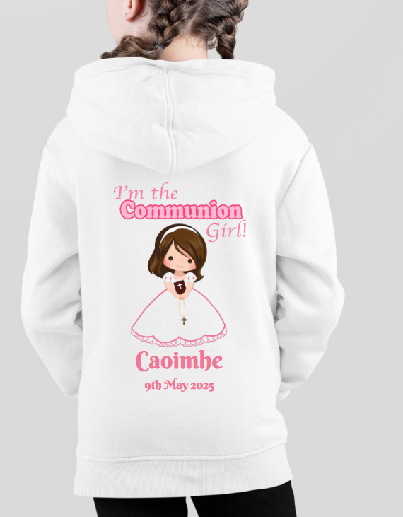 Personalised First Holy Communion Hoodie for Girls
