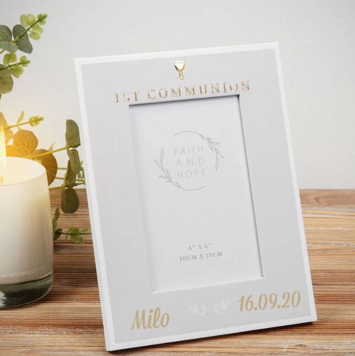 Celebrate a Special Milestone with a Personalised Communion Photo Frame from WowWee.ie