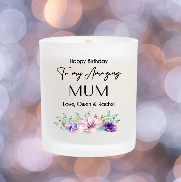 Celebrate Her Milestone Birthday with a Personalised Candle