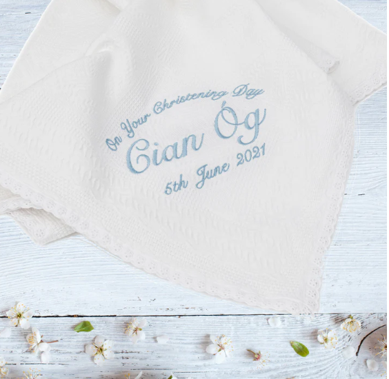 The History of Personalised Christening Shawls | WowWee.ie