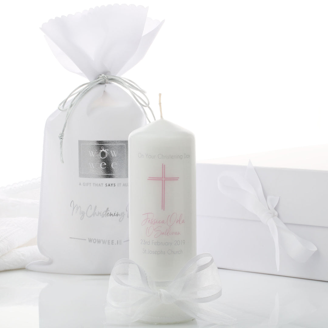 A Christening Day Essential | Personalised Christening Candles | WowWee.ie