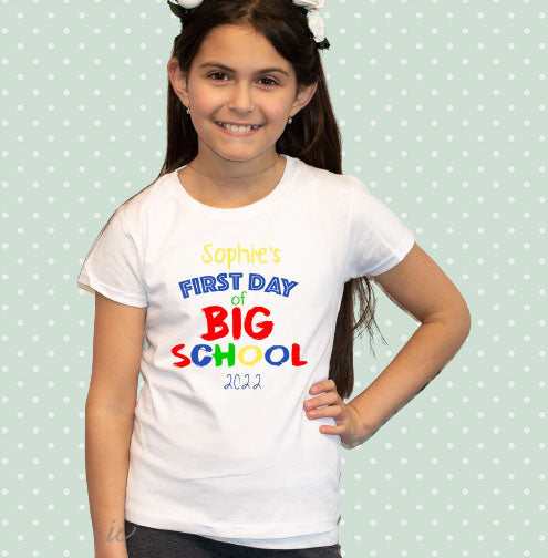 Capture the Moment with a Personalised First Day T-Shirt