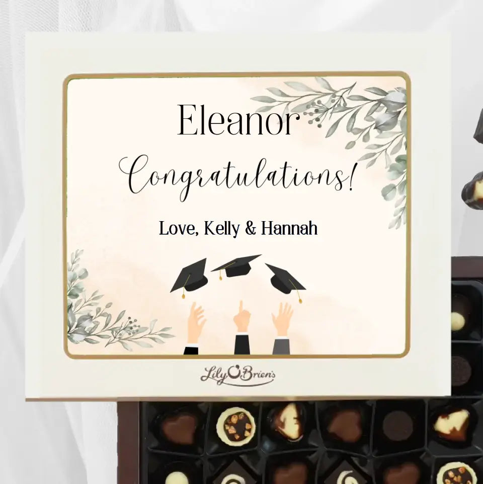 personalised box of chocolates