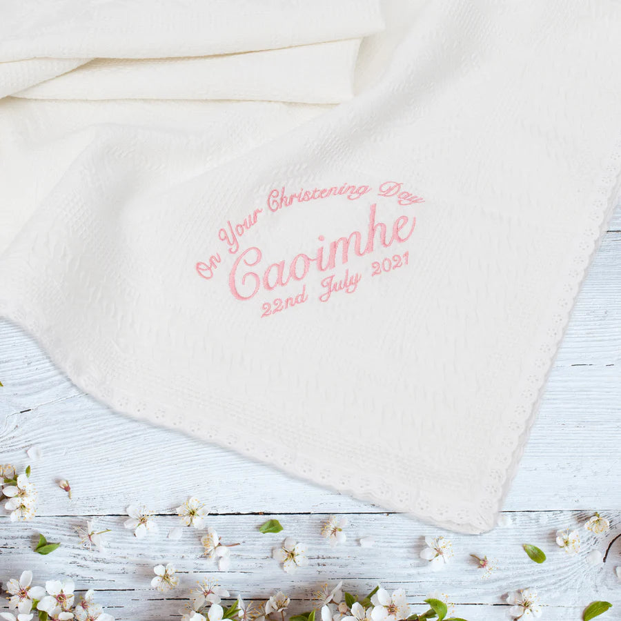 Why Are Personalised Christening Shawls the Ultimate Keepsake for Your Baby's Baptism?