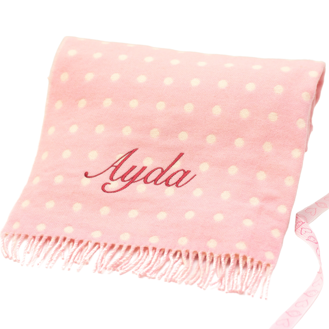Why You’ll Love the Foxford Pink & White Spot Blanket  🌸 A beautiful design for little girls