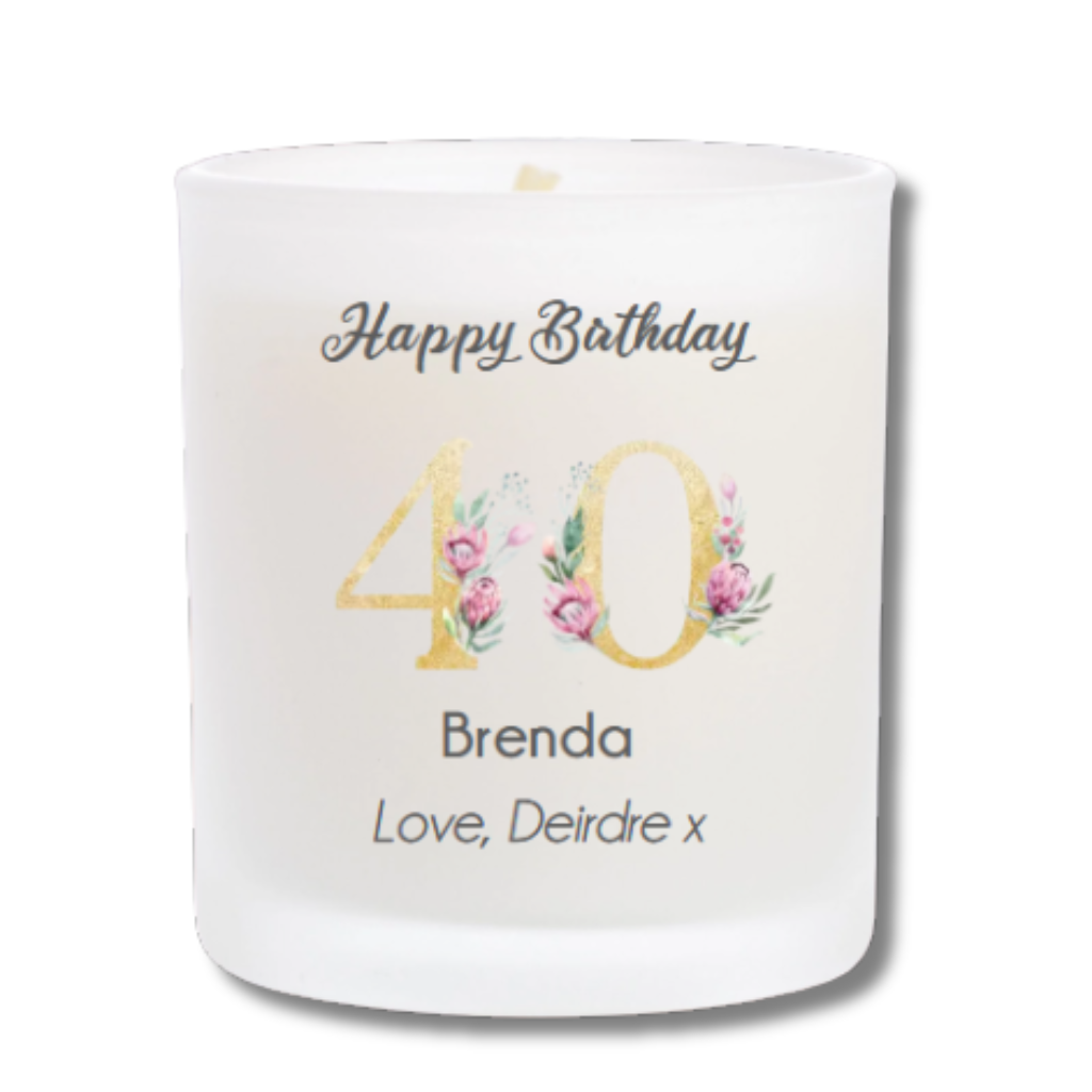 Personalised Birthday Candles
