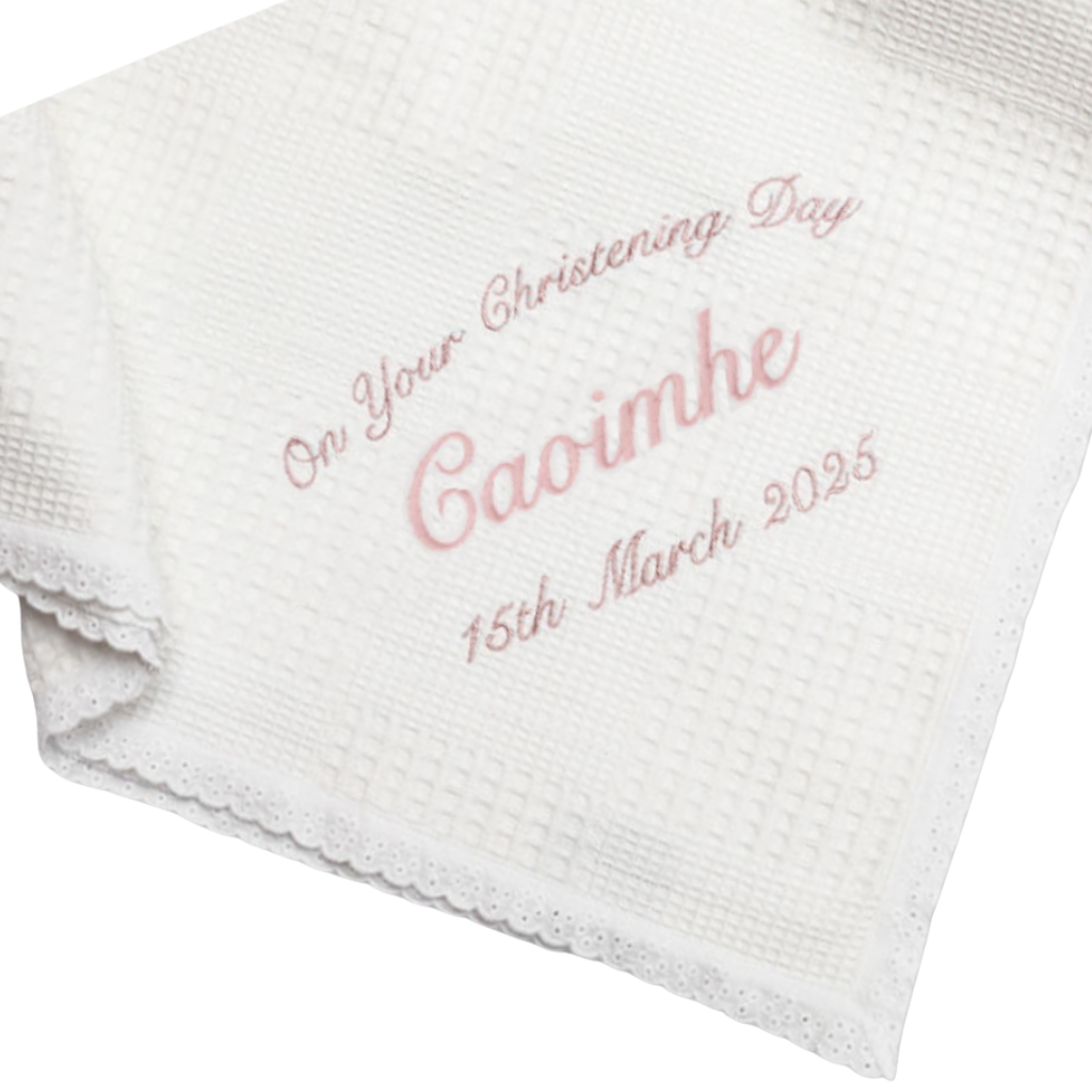 Personalised Christening Shawls
