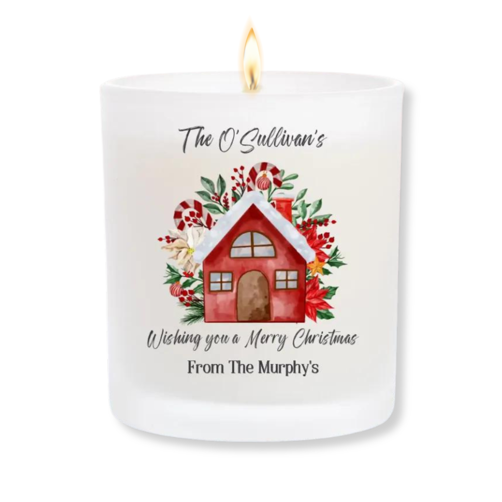Personalised Christmas Candles