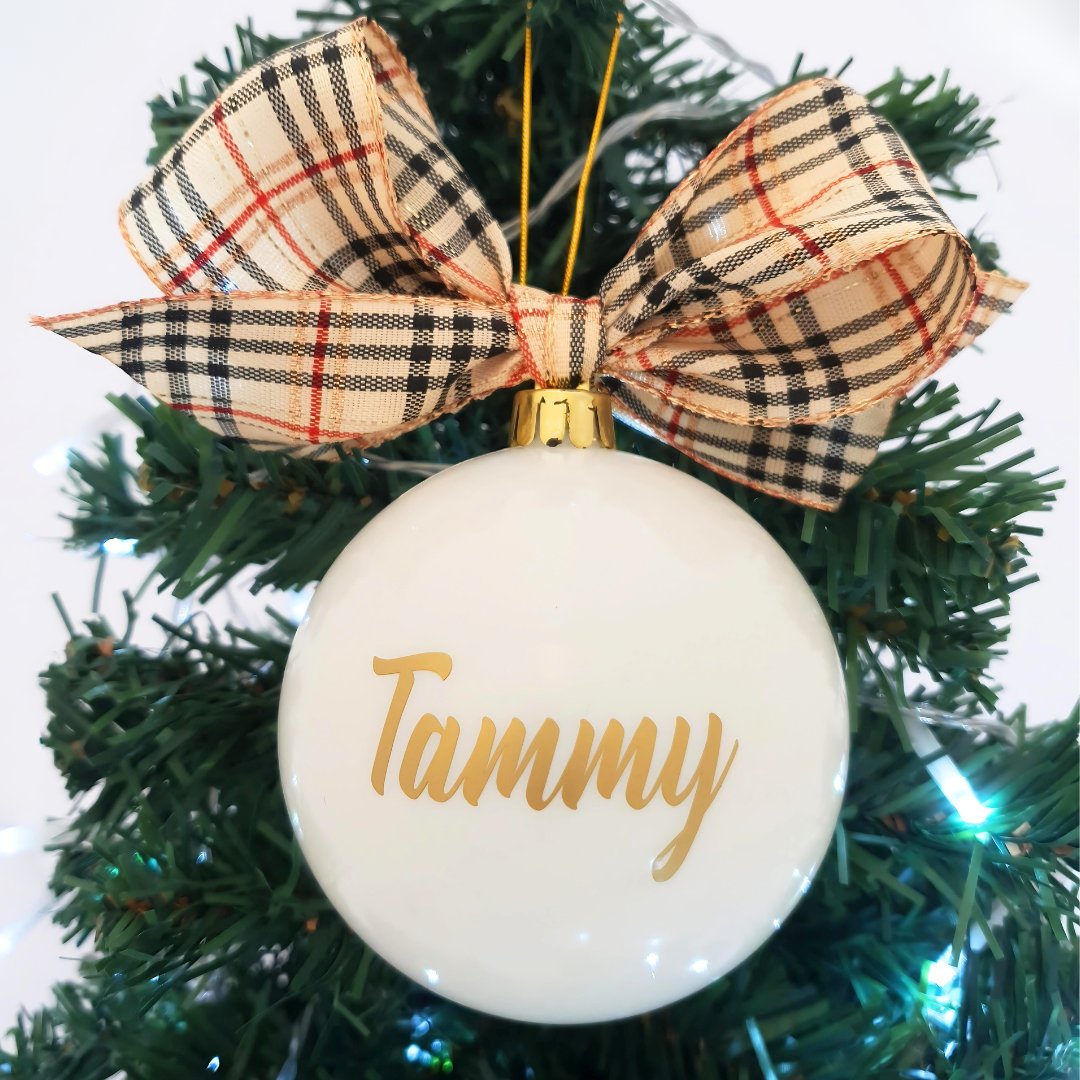 Personalised Christmas Baubles