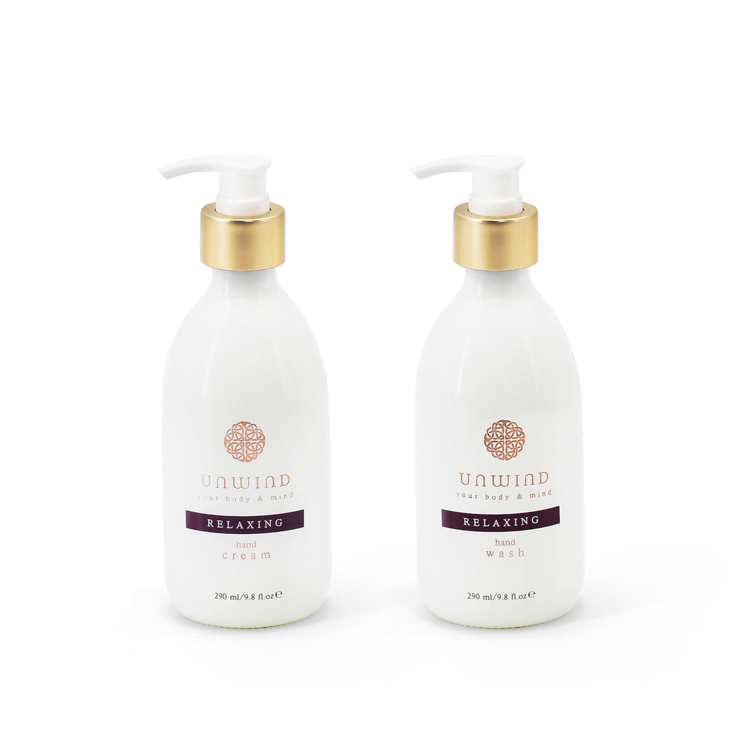 Personalised Unwind RELAXING Handwash & Hand Cream Set - TIPPERARY CRYSTAL