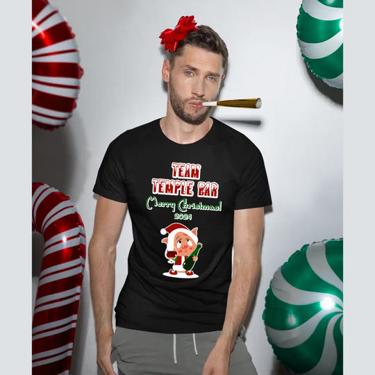 Personalised Business Christmas T-Shirt - Customised For Your Work Christmas Party - Limited Stock Available!