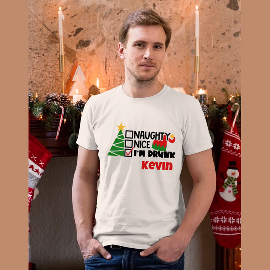 Personalised Christmas T-Shirts for Adults - Fun & Festive - Limited Stock Available!