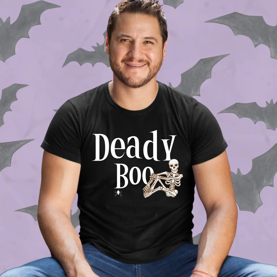 Adult Halloween T-shirt for Father's - Deady Boo - Limited Stock Available!