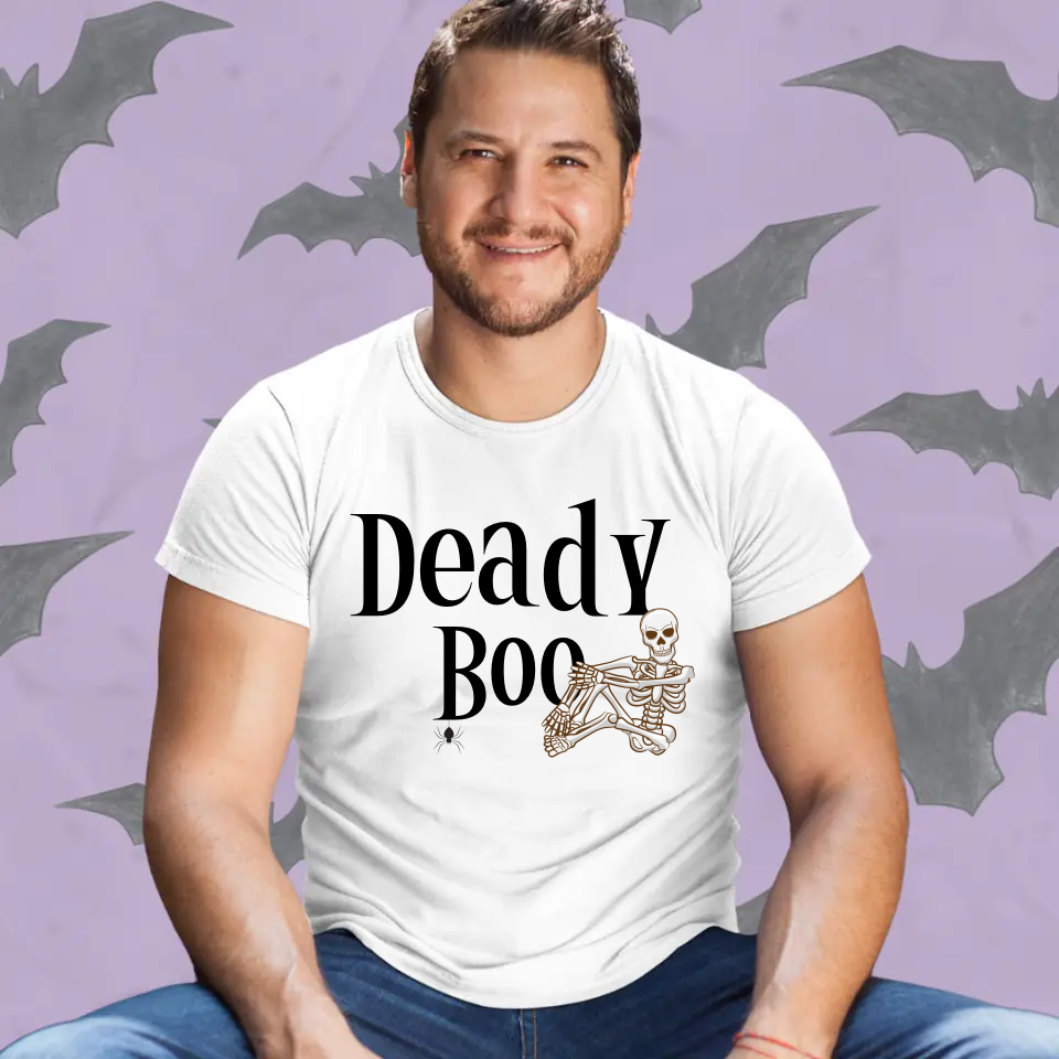 Adult Halloween T-shirt for Father's - Deady Boo - Limited Stock Available!