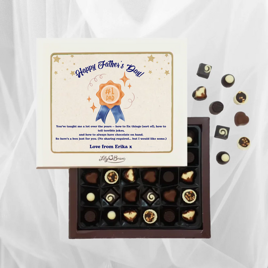 Personalised Box of Lily O'Brien's Chocolates - Happy Father's Day