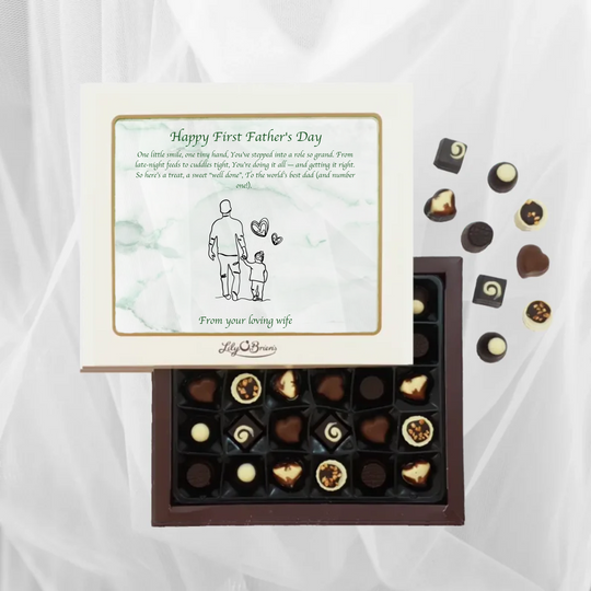 Personalised Box of Lily O'Brien's Chocolates - First Father's Day