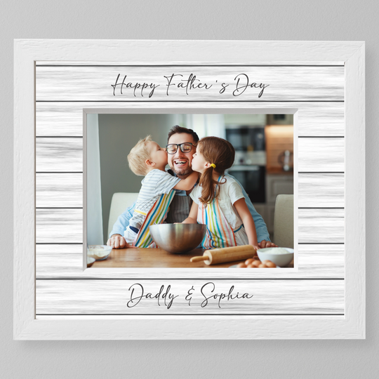 Personalised Father's Day Photo Frame - Mount Customised by You!