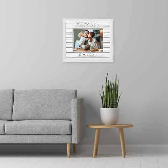 Personalised Father's Day Photo Frame - Mount Customised by You!