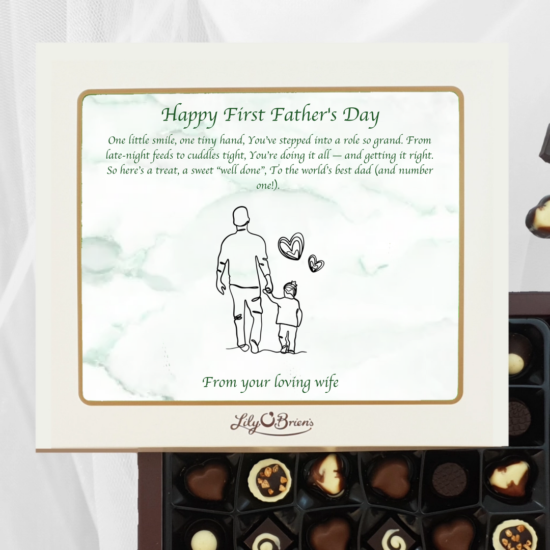 Personalised Box of Lily O'Brien's Chocolates - First Father's Day