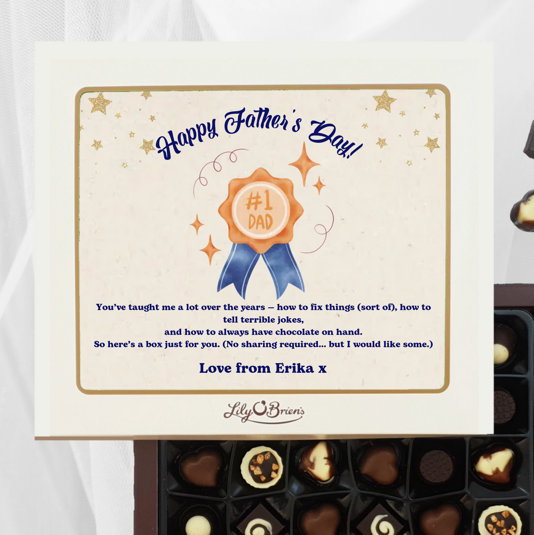 Personalised Box of Lily O'Brien's Chocolates - Happy Father's Day