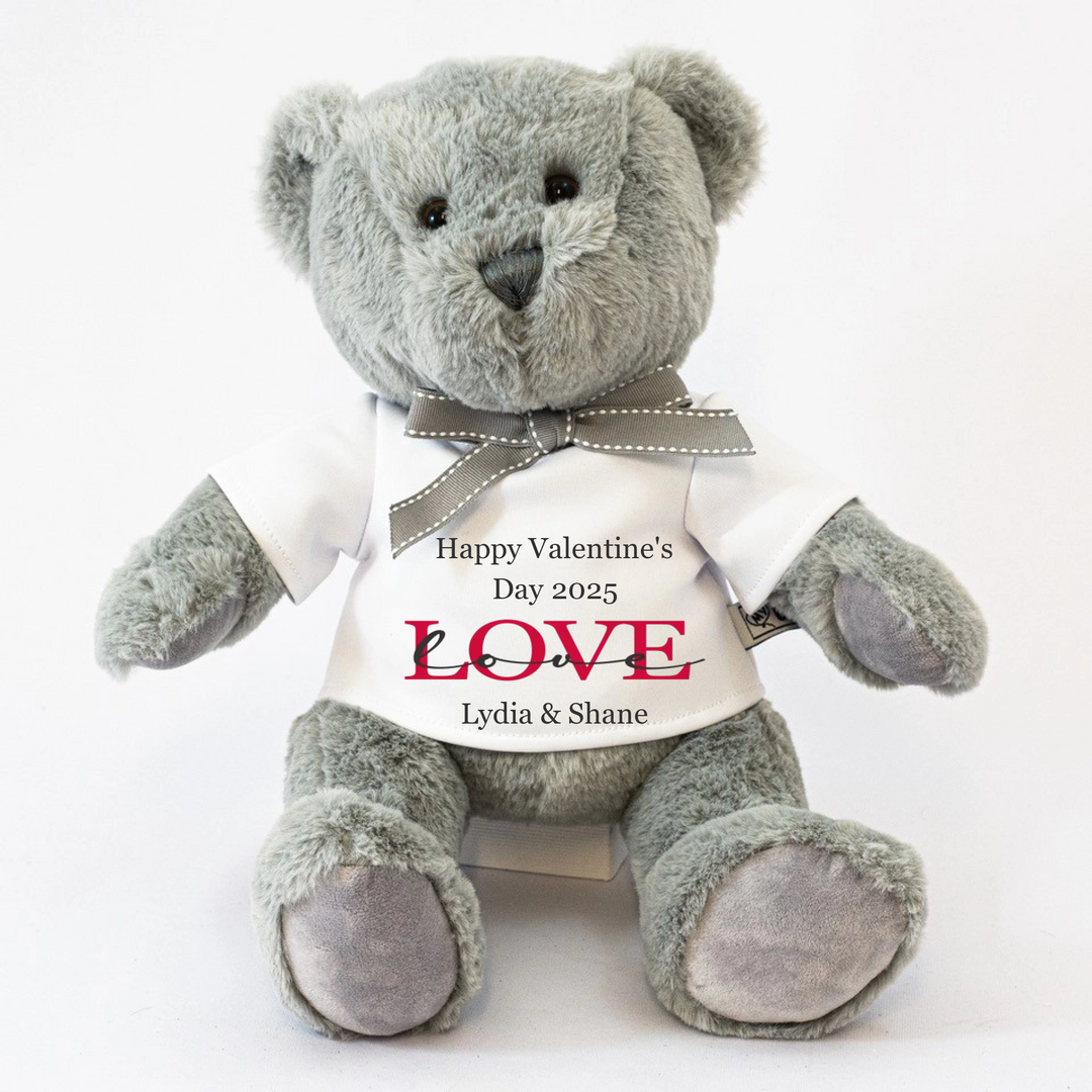 Personalised Teddy Bear for Valentine's Day - 2025