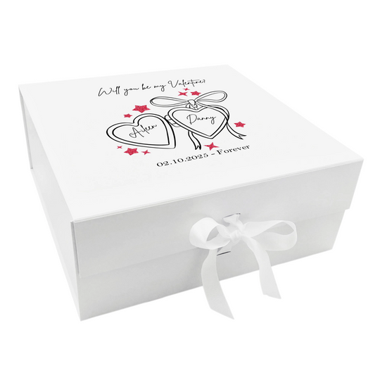 Personalised Valentine's Day Keepsake Box - Will you be my Valentine?