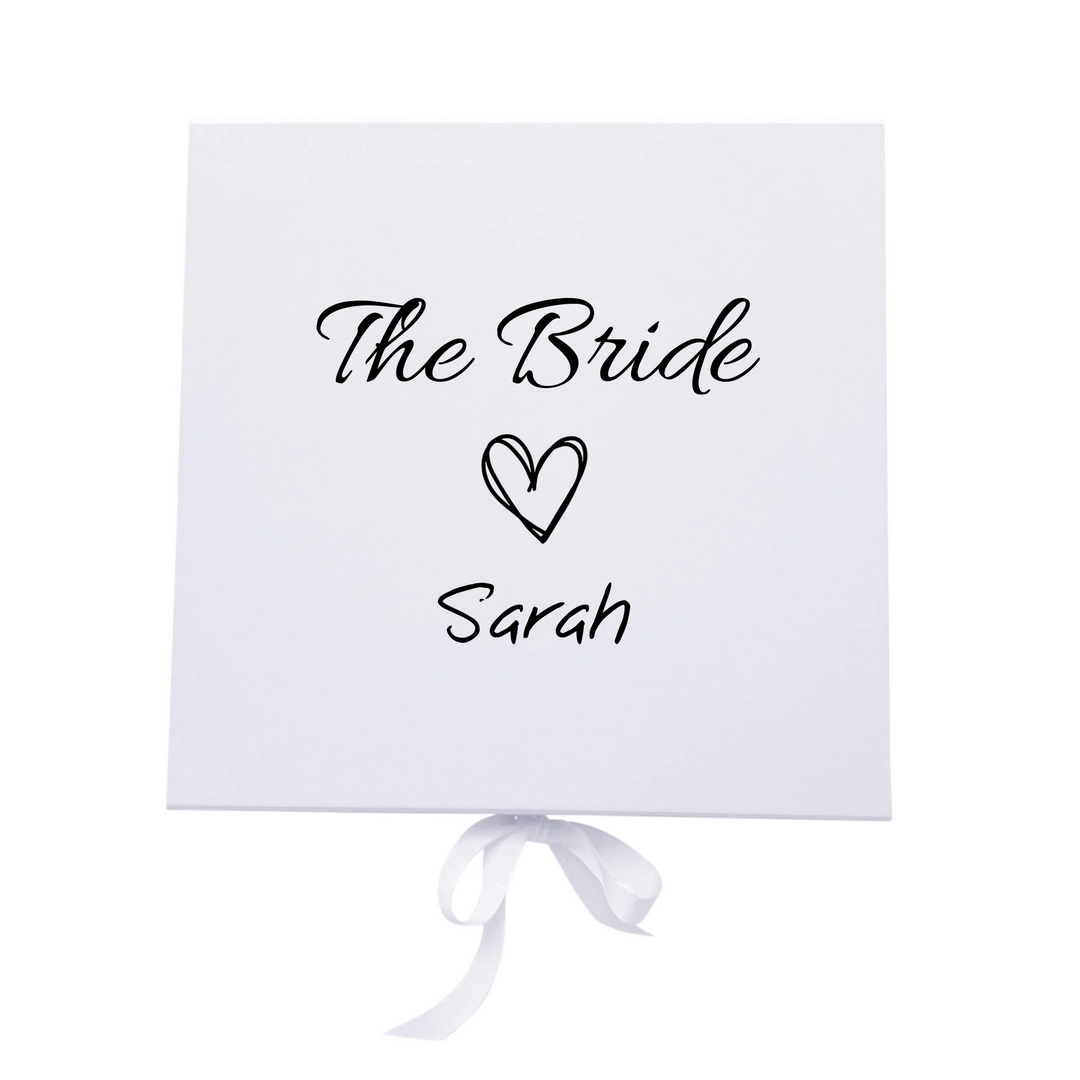 Personalised Hen Night Keepsake Box - Simple Heart