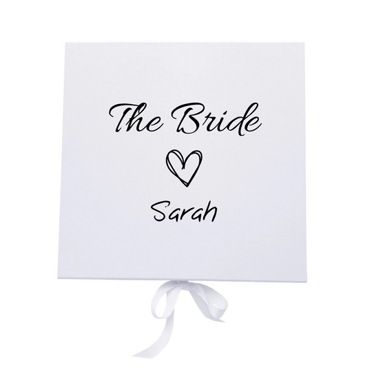 Personalised Hen Night Keepsake Box - Simple Heart