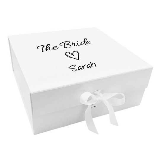 Personalised Hen Night Keepsake Box - Simple Heart
