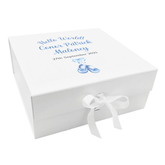 Personalised Keepsake Box for Boys & Girls - Hello World