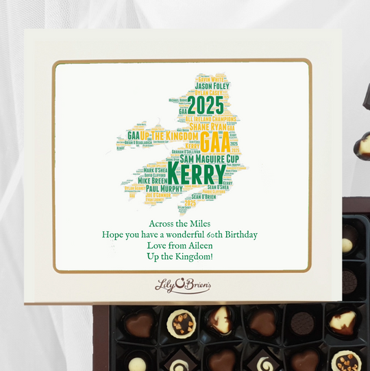 Personalised Box of Lily O'Brien's Chocolates - Kerry All-Ireland Champions