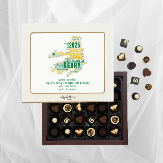 Personalised Box of Lily O'Brien's Chocolates - Kerry All-Ireland Champions