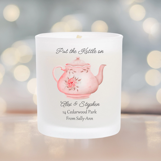 Personalised Scented Candle for New Homes - Teapots